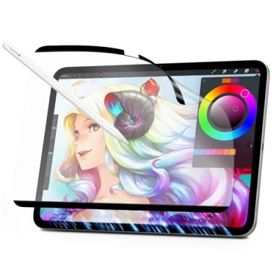Abbildung von MoKo Magnetisch Papier Displayschutzfolie für iPad Pro 11 Zoll 2024 M4 (5. Generation), Abnehmbar &amp; Wiederverwendbar Schutzfolie 11&quot; 5. Gen, Blendfrei Folie, Einfache Installation, Matt