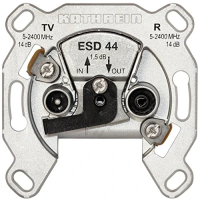 Abbildung von Kathrein ESD 44 Antennen Steckdose, Durchgangstyp für BK und SAT