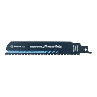 Abbildung von Bosch Professional 5 Stück Säbelsägeblatt S 936 CHF Endurance for Heavy Metal (für Metall, 150 x 25 1,1 mm, Zubehör Säbelsäge)