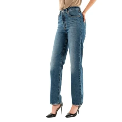 Abbildung von Levi&#039;s Ribcage Jeans Straight Leg, Damen, Größe: 23x27, My honor no dx