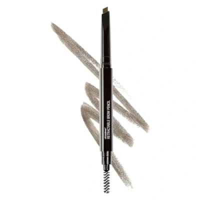 Abbildung von Wet n Wild, Ultimate Brow Retractable Pencil, eindrehbarer Augenbrauenstift mit dreieckiger Präzisionsspitze, pigmentierter Farbe für perfekt definierte Augenbrauen, Aschbraun