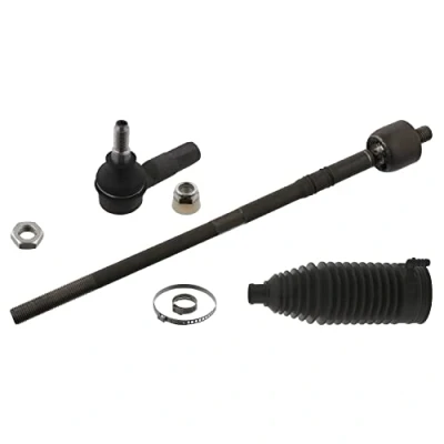 Abbildung von FEBI BILSTEIN 44941 Spurstange Vorderachse links, rechts mit Muttern Schellen, Lenkmanschetten PEUGEOT: 308 I Schrägheck