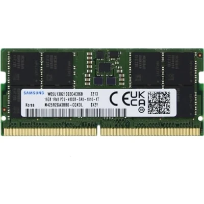 Abbildung von 16GB DDR5 4800MHz PC5 38400 SODIMM 1Rx8 CL40 1,1V Laptop Notebook Arbeitsspeicher Upgrade RAM kompatible M425R2GA3BB0 CQK