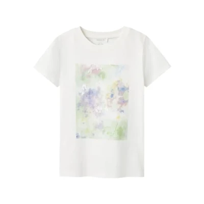 Abbildung von Name it Tshirt print für Kinder, Größe: 134/140, Cloud dancer