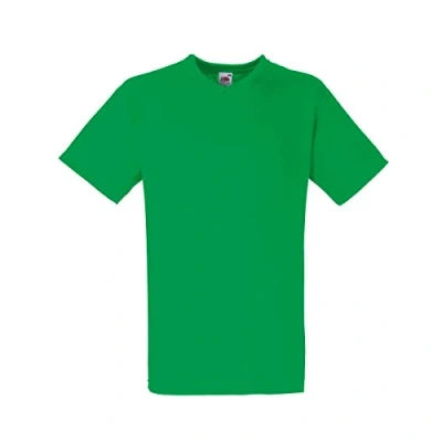 Abbildung von Fruit of the Loom Herren T Shirt Valueweight V Neck 61 066 0 Kelly Green S