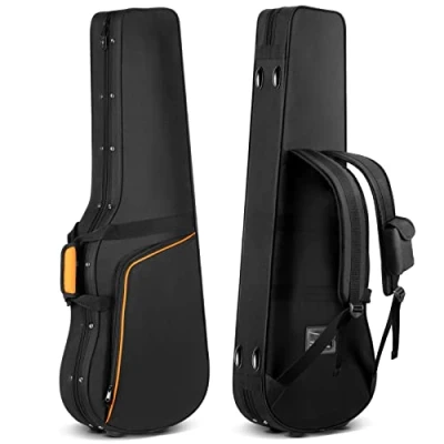 Abbildung von CAHAYA E Gitarren Koffer Hardshell 25 mm Dicke Polsterung Wasserdichtes PU Design Einfache Reinigung, geeignet für 40 Zoll Gitarre CY0300