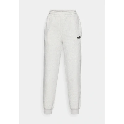 Abbildung von PUMA Damen ESS Small No. 1 Logo Comfort High Waist Sweatpants FL cl Gestrickte Hosen, Light Gray Heather,