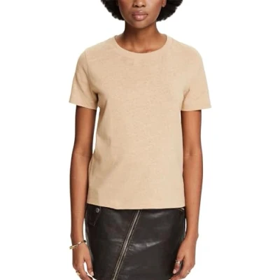 Abbildung von Esprit Tshirt basic, Damen, Größe: Medium, Beige