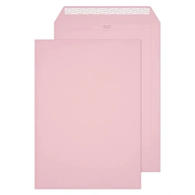 Abbildung von Blake Creative Colour 401P Briefumschläge Haftklebung Baby Rosa C4 229 x 324 mm 120 g/m² 250 Stück