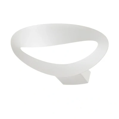 Abbildung von Artemide Mesmeri Wandleuchte LED. Hochwertige dimmbare Wandlampe aus Aluminiumgußdruck in weiß. Made Italy 0918010A