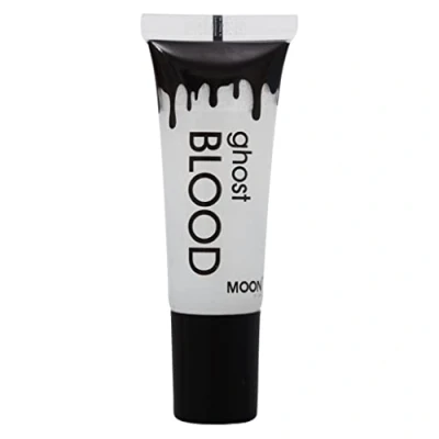 Abbildung von Moon Terror UV Geisterblut mit Applikator, Kunstblut, SFX Make up für Halloween Vampir Zombie Theaterbühne, Spezialeffekt (Geisterblut 10 ml, 1 Stück)