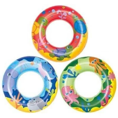 Abbildung von Bestway Schwimmring Wasserabenteuer Ø 51 cm, Kinder Schwimmreifen l 1 Stück zufällige Variante