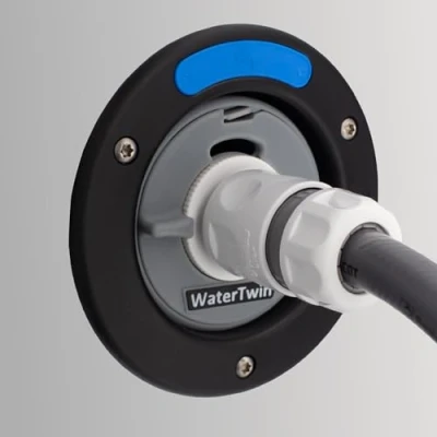 Abbildung von MaJoCompTec® WATERTWIN Wasser Befüll Adapter Tankadapter kompatibel mit Gardena Anschluss Tankdeckel Zubehör für Wohnmobil Wohnwagen Einfüllstutzen (Adapter 3 Pin D:78)