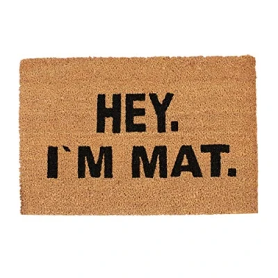 Abbildung von Fußmatte Kokos I&#039;M MAT, relaxdays, Höhe: 15 mm