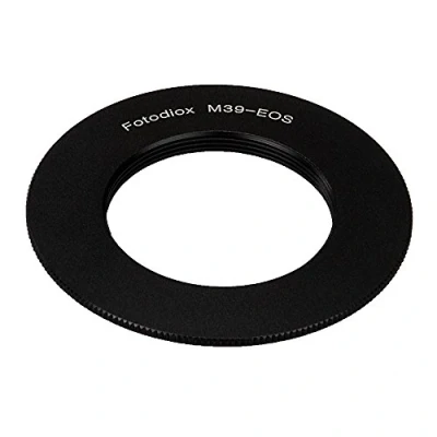 Abbildung von Fotodiox Lens Mount Adapter Compatible with M39/L39 (x1mm Pitch) Lenses on Canon EOS (EF, EF S) D/SLR Camera Body