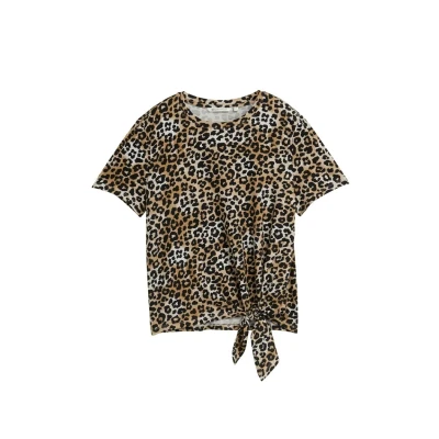 Abbildung von TOM Tailor Denim Tshirt print, Damen, Größe: XS, Leo print