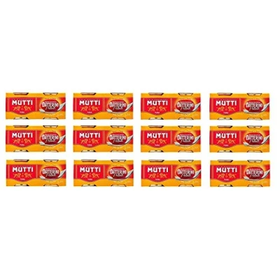 Abbildung von 12x Mutti Pomodori Datterini Pelati Tomaten ( 220 gr x 2 ) 100% Italienisch