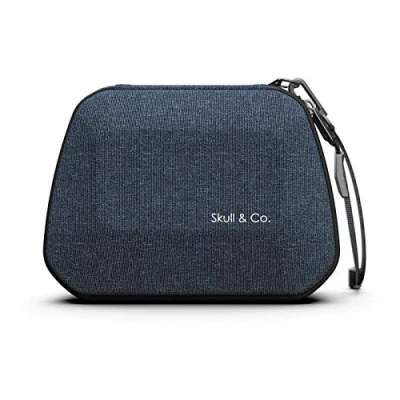 Abbildung von Skull &amp; Co. Controller Case: Portable Hard Shell Protective Travel Carrying Case for PS5 DualSense Denim