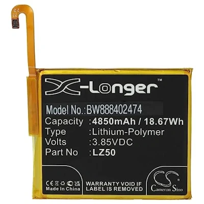 Abbildung von vhbw Akku kompatibel mit Motorola Moto G100 Handy Smartphone Telefon (4850mAh, 3,85V, Li Polymer)