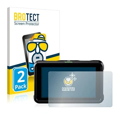 Abbildung von BROTECT Entspiegelungs Schutzfolie für Atomos Shinobi SDI (2 Stück) Matte Displayschutz Folie, Anti Reflex, Fingerprint