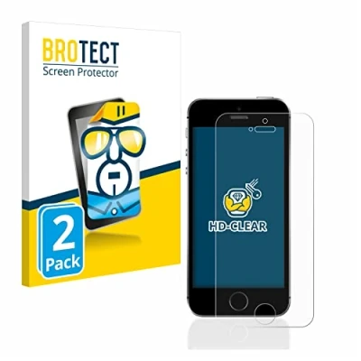 Abbildung von BROTECT (2 Stück Schutzfolie für Apple iPhone SE 2016 Displayschutz Folie Ultra Klar
