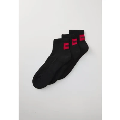 Abbildung von HUGO Freizeitsocken (Packung, 3 Paar, 3er) mit kontrastfarbenem Logo