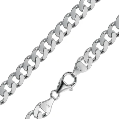Abbildung von trendor Panzerkette für Männer 925 Sterlingsilber Flachpanzer 8,2 mm