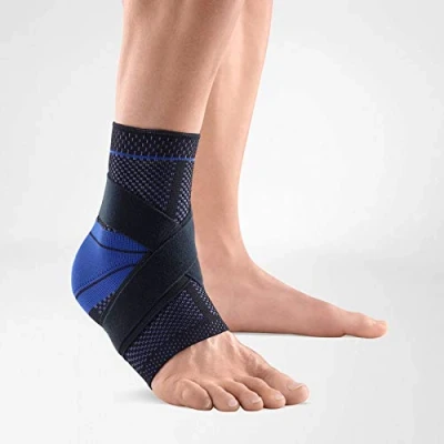 Abbildung von BAUERFEIND MalleoTrain Knöchelbandage, links, S, Schwarz, 3