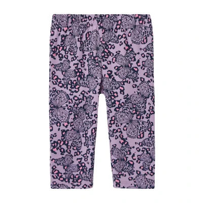 Abbildung von s.Oliver Caprimit Alloverprint Tights für Kinder, Größe: 104, Lavendel