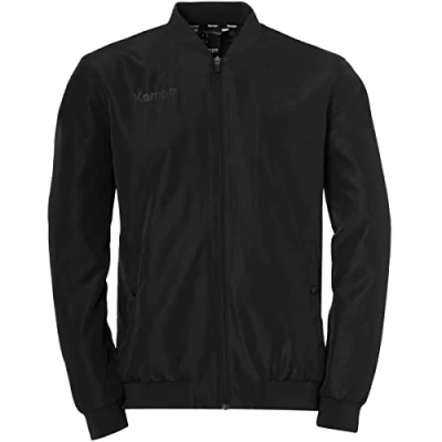 Abbildung von Kempa Regenjacke / wasserabweisende Jacke für Kinder, Größe: 128, Schwarz