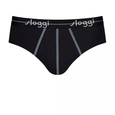 Abbildung von Sloggi 3 PACK Slip, Herren, Größe: Small, Black