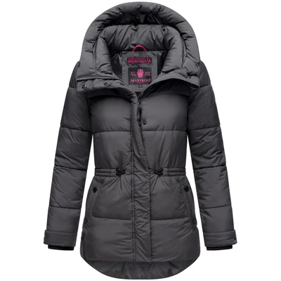 Abbildung von Marikoo Akumaa Wintermantel, Damen, Größe: Large, Dark grey