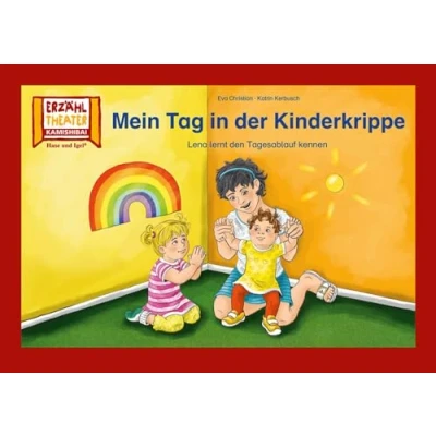 Abbildung von Mein Tag in der Kinderkrippe / Kamishibai Bildkarten: Lena lernt den Tagesablauf kennen. 9 Bildkarten für das Erzähltheater
