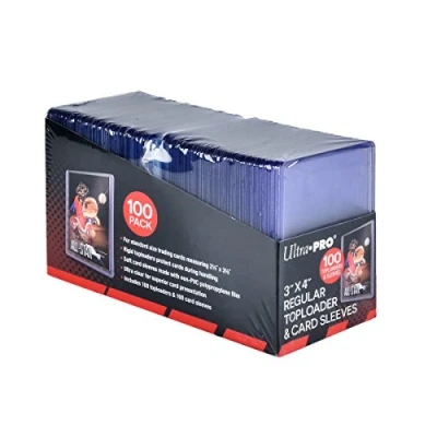 Abbildung von Ultra PRO Sammelkarte 4 x Regular Toploader 100 Stk. 3&quot; 4&quot; Kartenhüllen