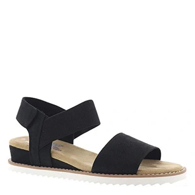 Abbildung von Skechers Desert KISS Keilsandalette black, Damen, Größe: 38.5, Black Schuhe