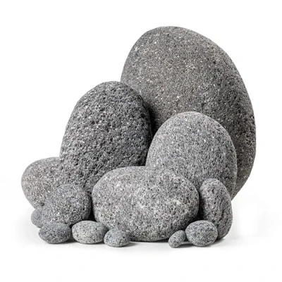 Abbildung von ARKA mySCAPE Lava Pebbles 10kg /10 200 mm Mix für eindrucksvolle Aquascapes in Süßwasseraquarien, unterstützen die natürliche Filtration und bieten kreativen Gestaltungsspielraum.