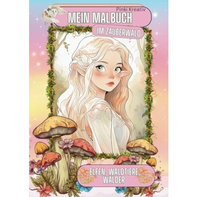 Abbildung von Mein Malbuch Zauberwald: für Erwachsene und Teenager, entdecke verzauberte Wälder, Elfen Waldtiere indiesem A4 Format, einseitig ... um sich eine Auszeit vom Alltag zu nehmen