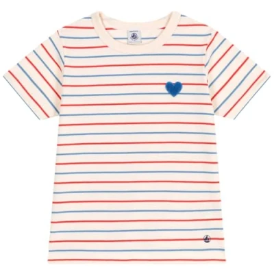 Abbildung von Petit Bateau KIDS Breathy TEE Tshirt print für Kinder, Größe: 110, Avalanche/multicolor