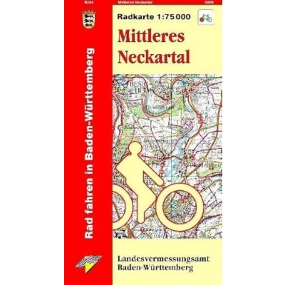 Abbildung von R754 Mittleres Neckartal: Radkarte 1:75 000: Rad fahren in Baden Württemberg