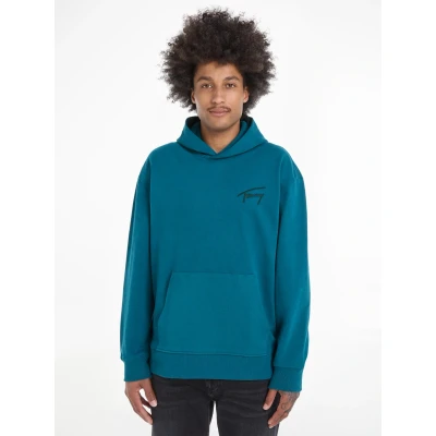 Abbildung von Tommy Jeans Kapuzensweatshirt TJM RLX SIGNATURE HOODIE EXT mit aufgesticktem Signatur Logo