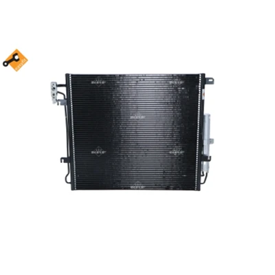Abbildung von NRF 350376 Klimakondensator mit Trockner, Dichtring 15,5 10,1 Aluminium 637 LAND ROVER: Range Rover Sport, Discovery 3