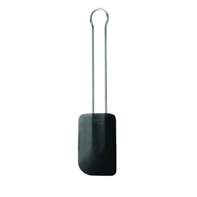 Abbildung von Rosle Teigschaber Edelstahl / Silikon Schwarz 32 cm Breit