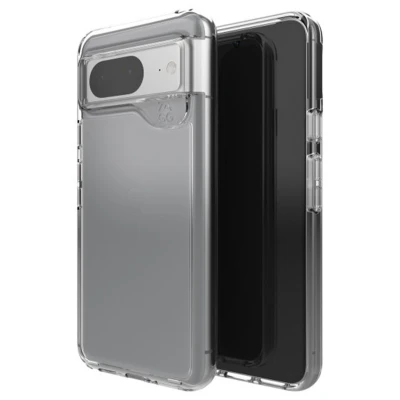 Abbildung von ZAGG Crystal Palace, Graphen verstärkte Hülle für Google Pixel 8 [6.2 Inch], kein Vergilben, Sehr schlankes und Komfortables Design, stossfeste Abdeckung die Rückseite (Transparent)