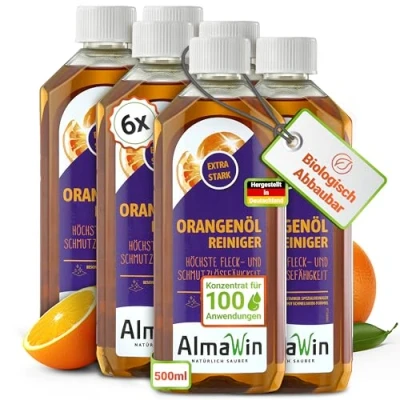 Abbildung von Almawin Orangenöl Reiniger Extra Stark 500ml Zitronenreiniger