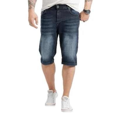 Abbildung von Rock Creek Bermudas Herren Shorts Jeansshorts Denim Dunkelblau RC 2421