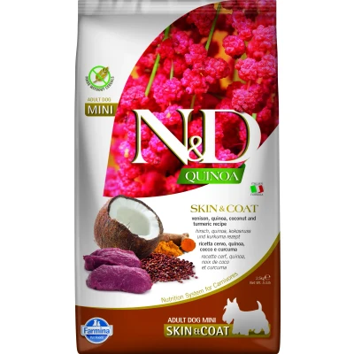 Abbildung von N&amp;D Quinoa DOG Skin &amp; Coat Hirsch Kokosnuss Mini varianten 2,5 kg