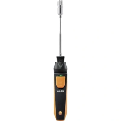 Abbildung von testo 915i 0563 2915 Thermometer mit Oberflächenfühler und Smartphone Bedienung für die Temperaturmessung an Oberflächen, Maschinen, Baustoffen anderen Materialien