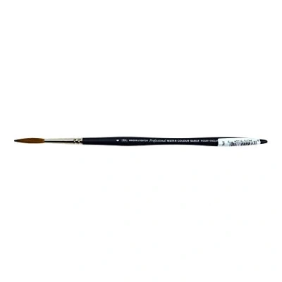 Abbildung von Winsor &amp; Newton 5069006 Professional Sable Aquarell Pinsel aus Kolinski Marderhaar für ausgezeichnete Farbtragekapazität, Sprungkraft, Punktgenauigkeit Schlepper Nr. 6 3,6 mm kurzer Stiel