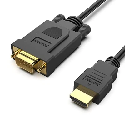 Abbildung von BENFEI HDMI zu VGA Konverter Kabel 3M, Unidirektional D SUB 15 Pin M/M Unterstützung Volles 1080P Signal von Eingang Laptop HDTV Ausgang Monitoren Projektor,Fernsehapparat