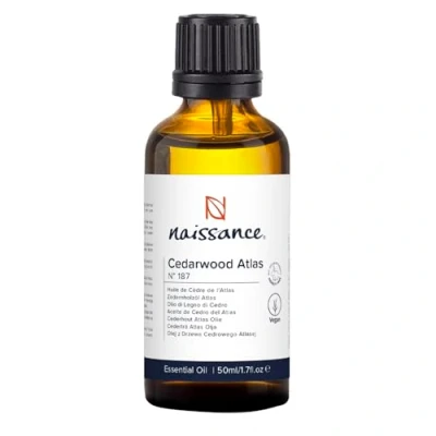 Abbildung von Naissance Zedernholzöl, Atlas (Nr. 187) 50ml 100% Naturreines Zedernholz Ätherisches Öl für Naturkosmetik, Aromatherapie, Duftlampe Duftöl Aroma Diffuser